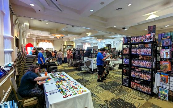 An expo at the venue