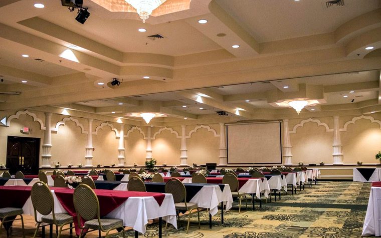 The Magnolia Room set for a meeting